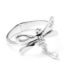 Bracciale UNOde50 PUL2450 rigido in argento con libellula