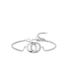 Bracciale TI SENTO 2790ZI in argento placcato platino con zirconi bianchi
