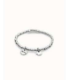 Uno de 50 bracciale placcato argento ciondoli amor donna PUL1596MTL0000M Boschi Gioielli