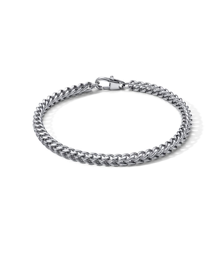 Comete bracciale uomo UBR1025 catena acciaio lucido collezione Chain Boschi Gioielli