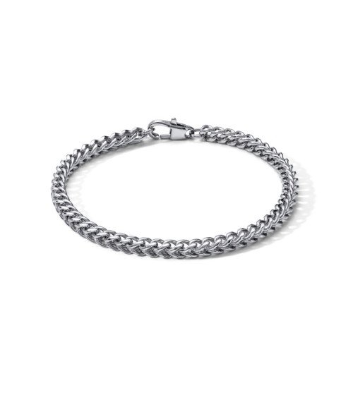 Comete bracciale uomo UBR1025 catena acciaio lucido collezione Chain Boschi Gioielli