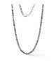 Comete girocollo uomo UGL775 acciaio sodalite blu ed ematite collezione District Boschi Gioielli